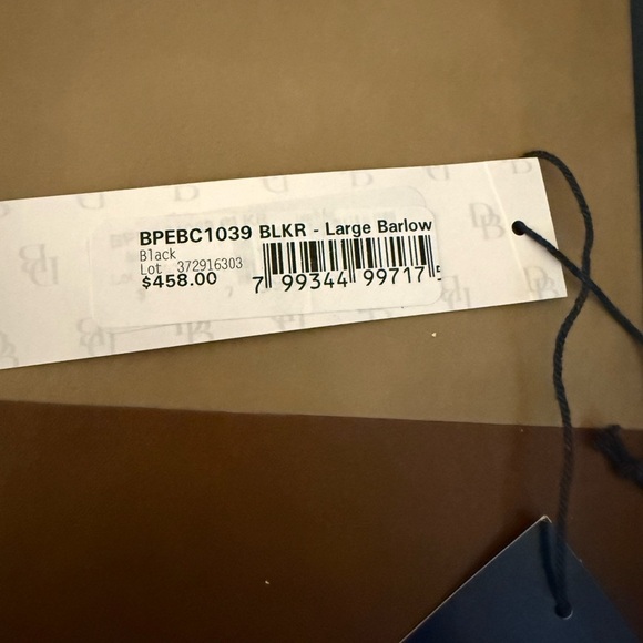 DOONEY & BOURKE SORRENTO BARLOW LEATHER HANDBAG BLACK PLUS DUST BAG NWT - Picture 12 of 12